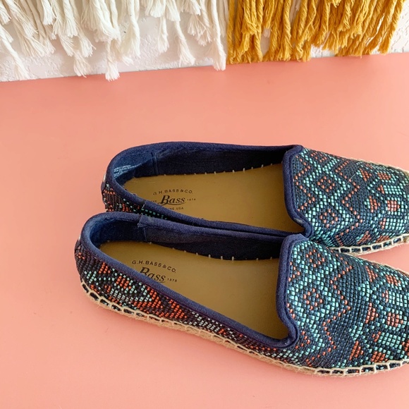 Bass & Co Aztec Jenna Espadrille Flats - Picture 6 of 8